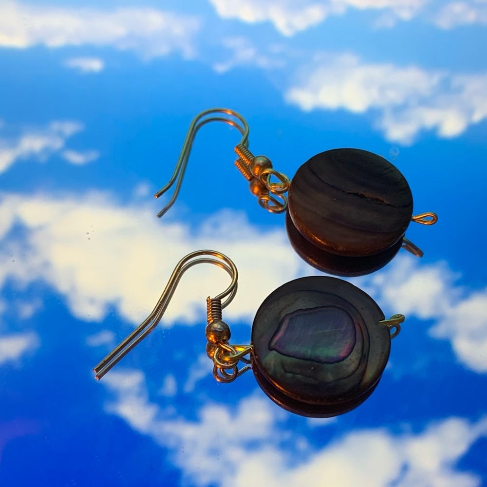 gray earrings